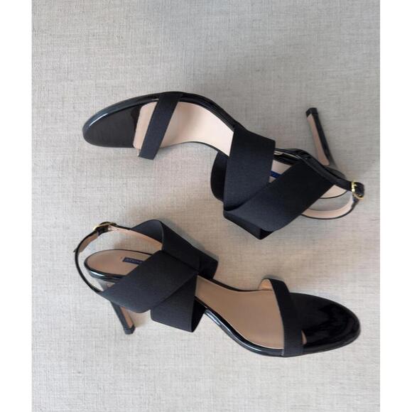 NWOT - Stuart Weitzman Alana Black Heel Size EU 40 or US 9.5 - Picture 5 of 8